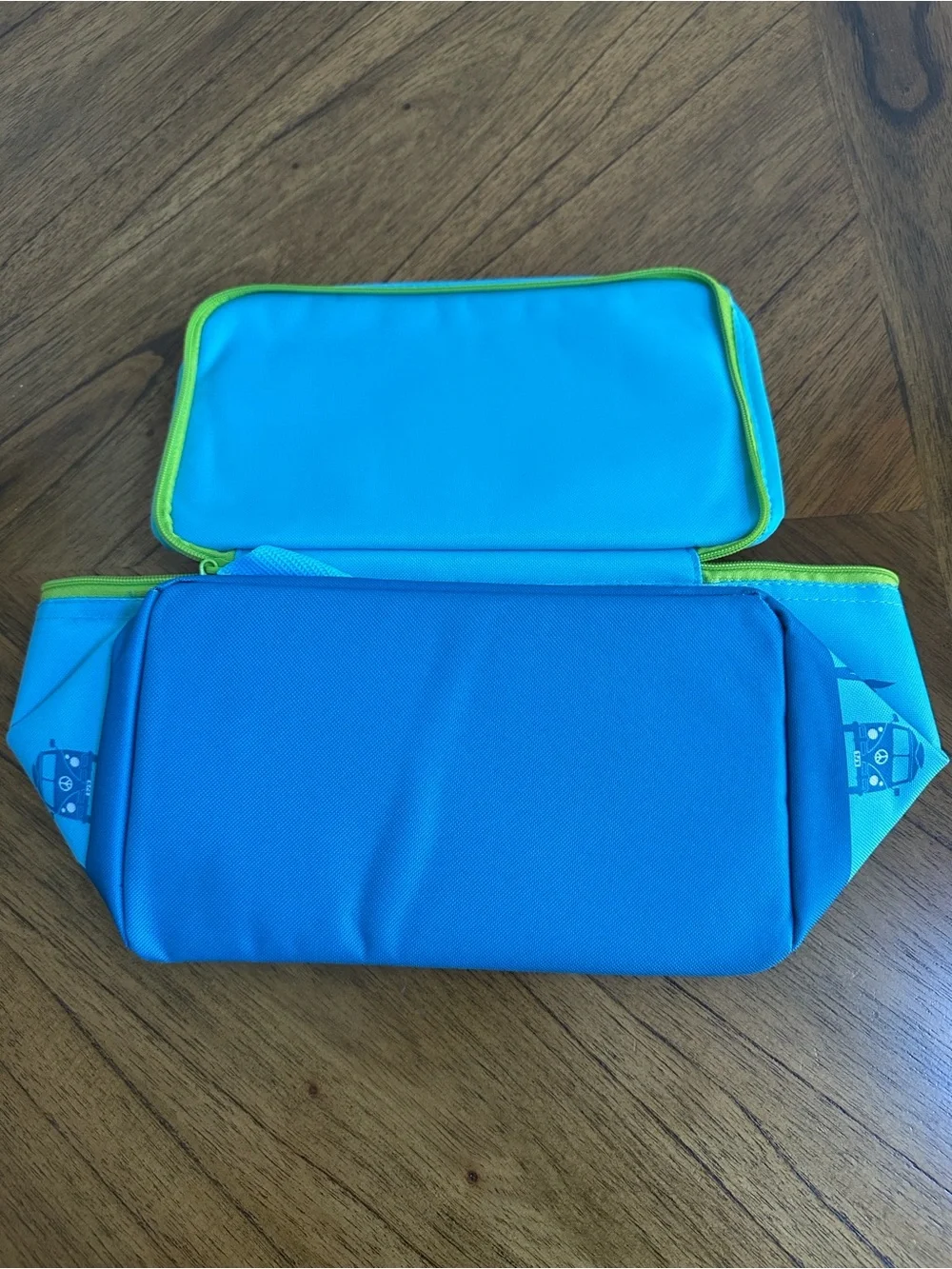 Trader Joe's Mini Blue Palm Beach Cooler Tote